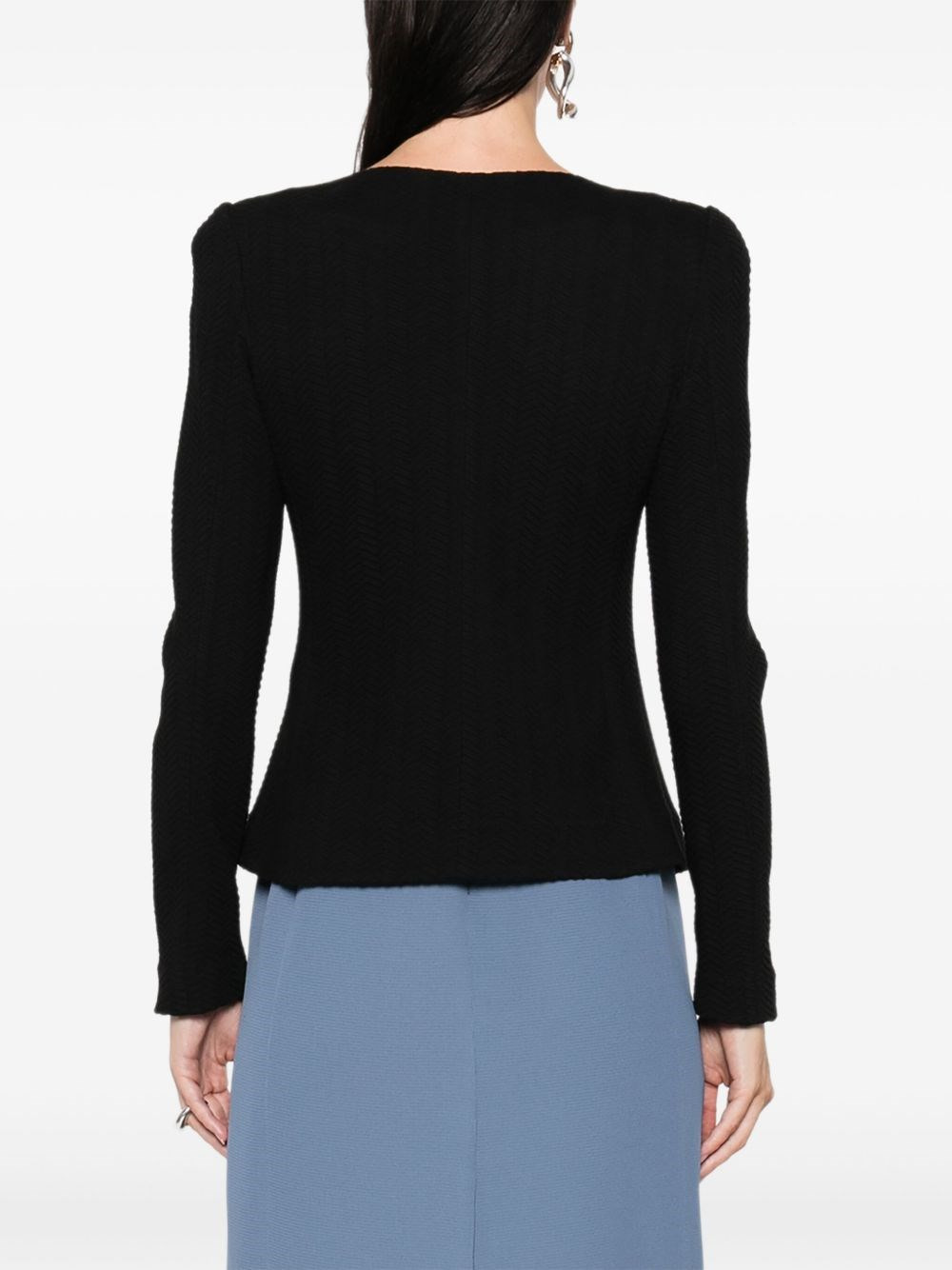 Cotton blend blazer jacket - 5