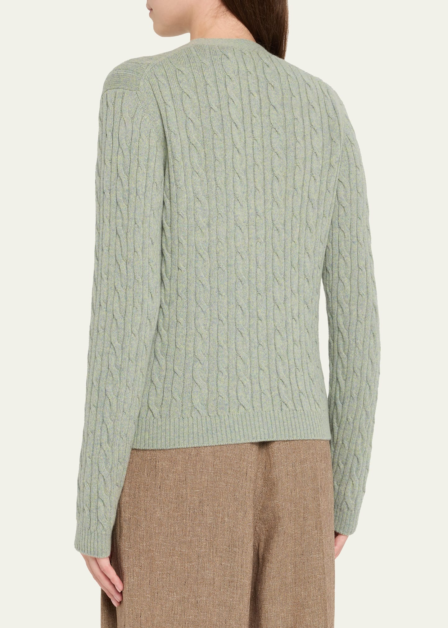 Baby Cashmere Cable Knit Cardigan - 3