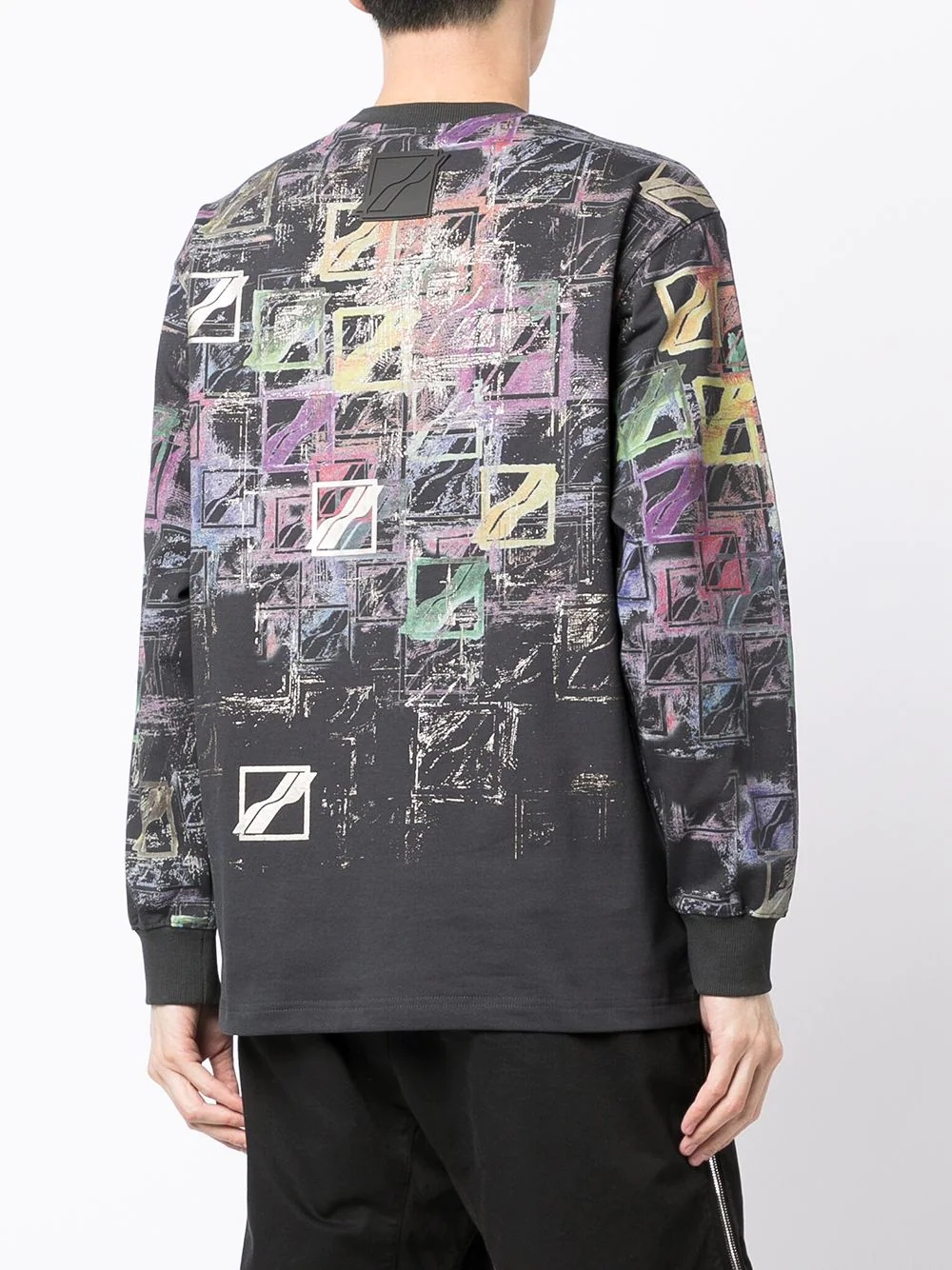 logo-print cotton sweatshirt - 5