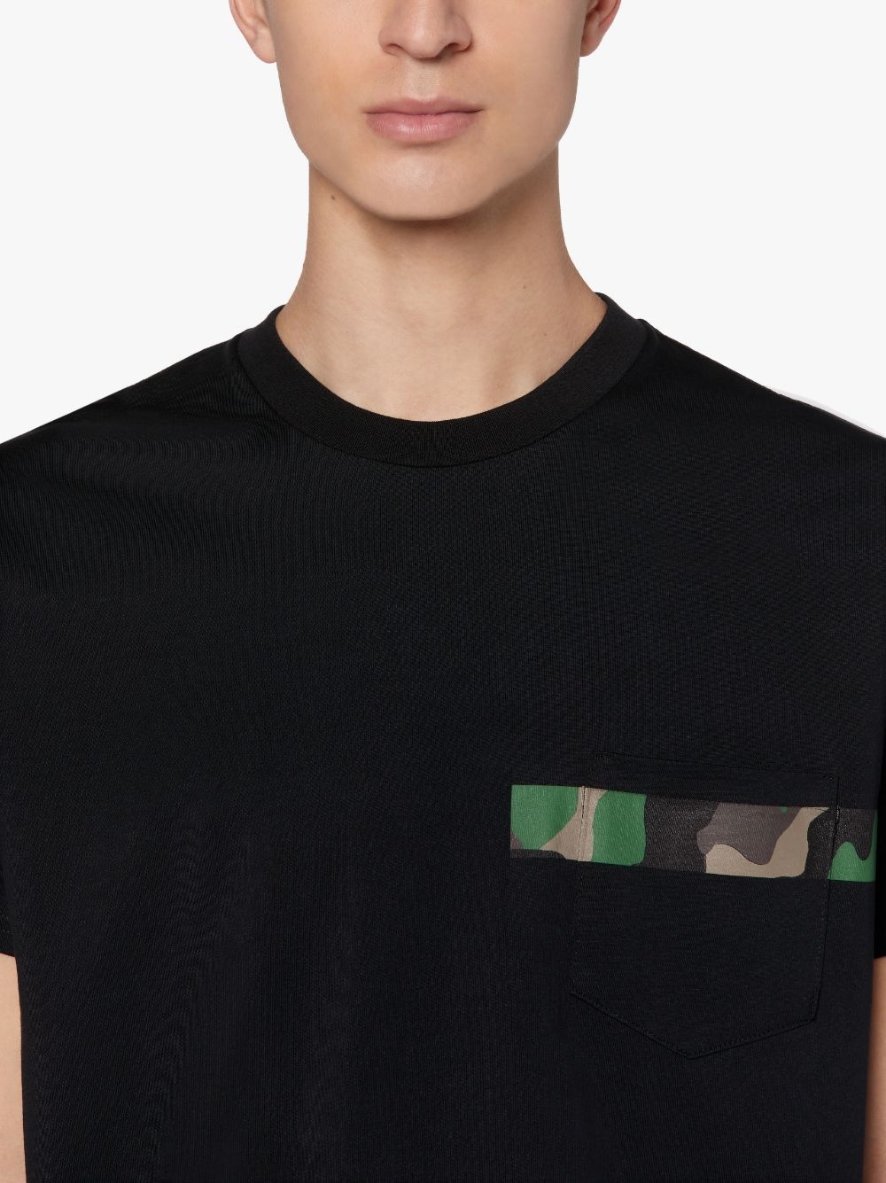 BLACK X CAMO COTTON T-SHIRT | GJM-206 - 5