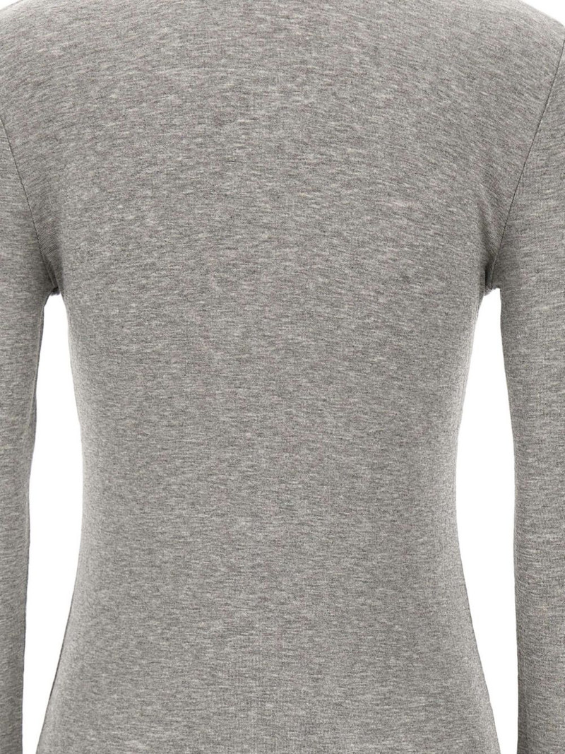 ribbed long-sleeve polo 5