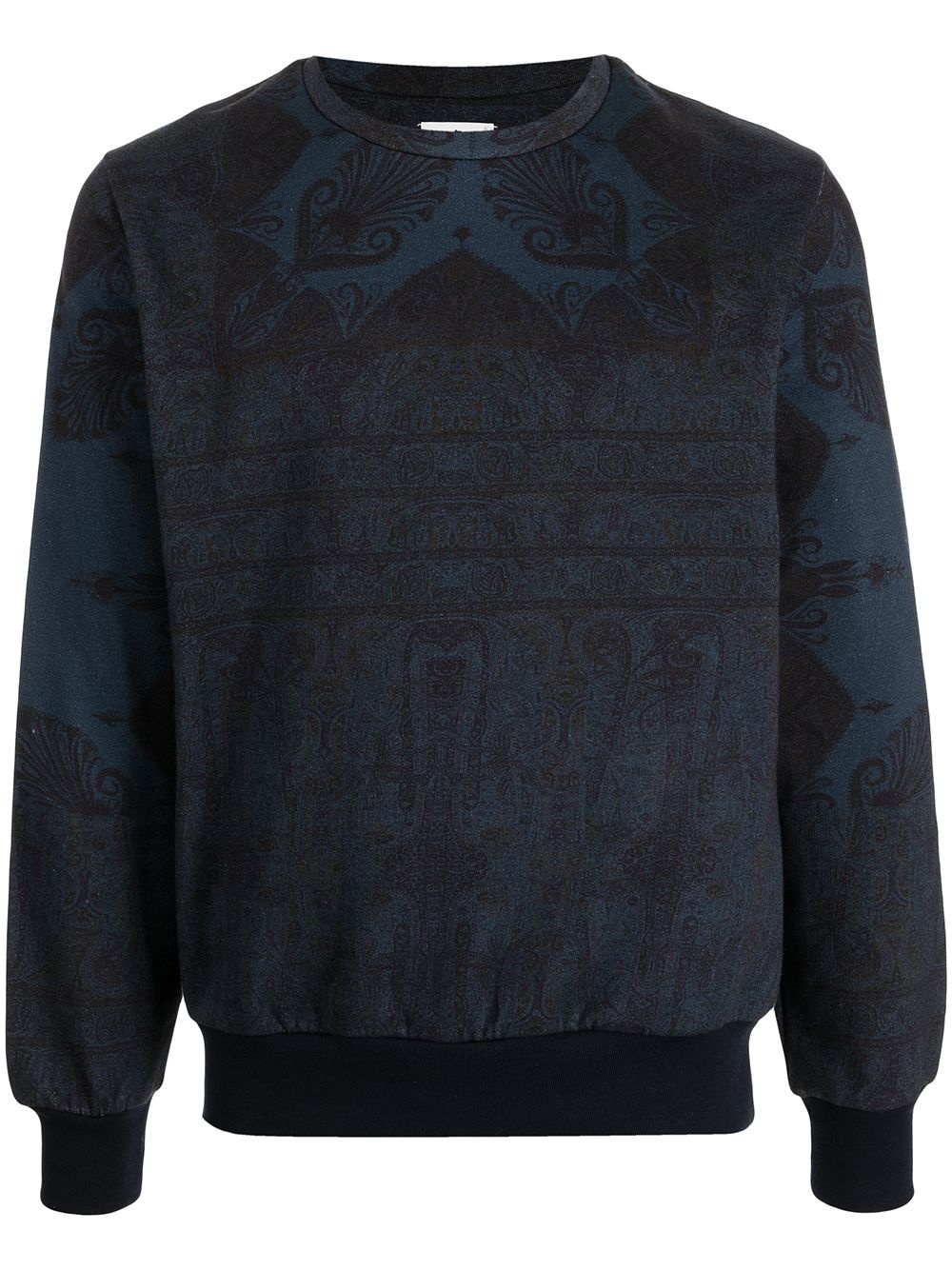 paisley-print sweatshirt - 1