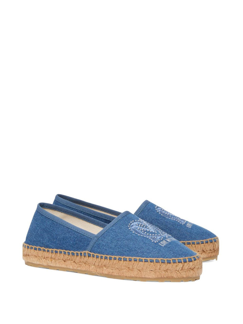 Moschino embroidery espadrilles outlook
