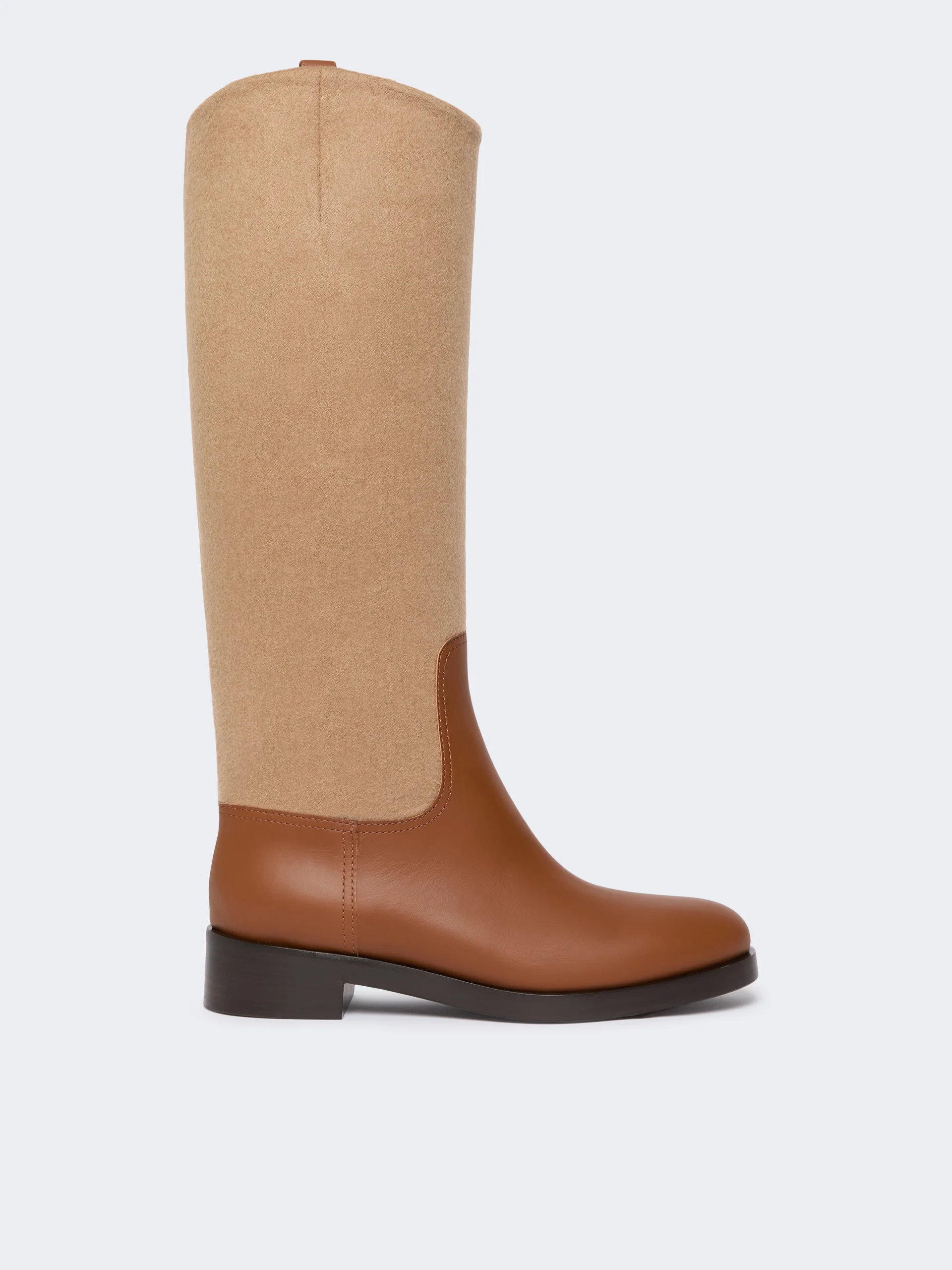 CAVALIEREWK Camel and leather boots - 1