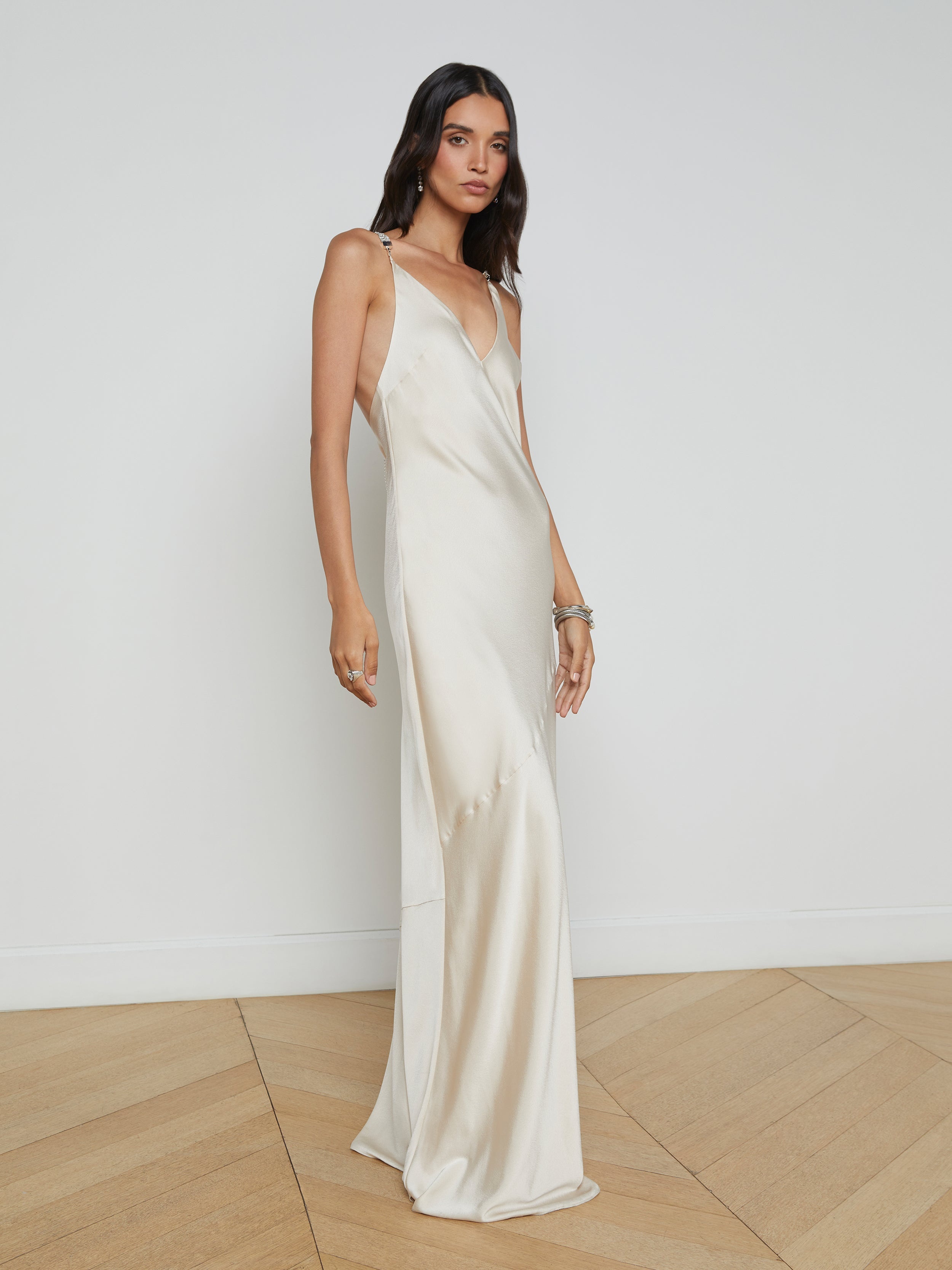 Saint Crystal Strap Gown - 4
