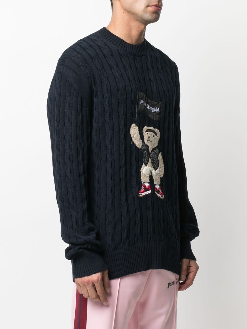 Pirate Bear cable-knit jumper - 3