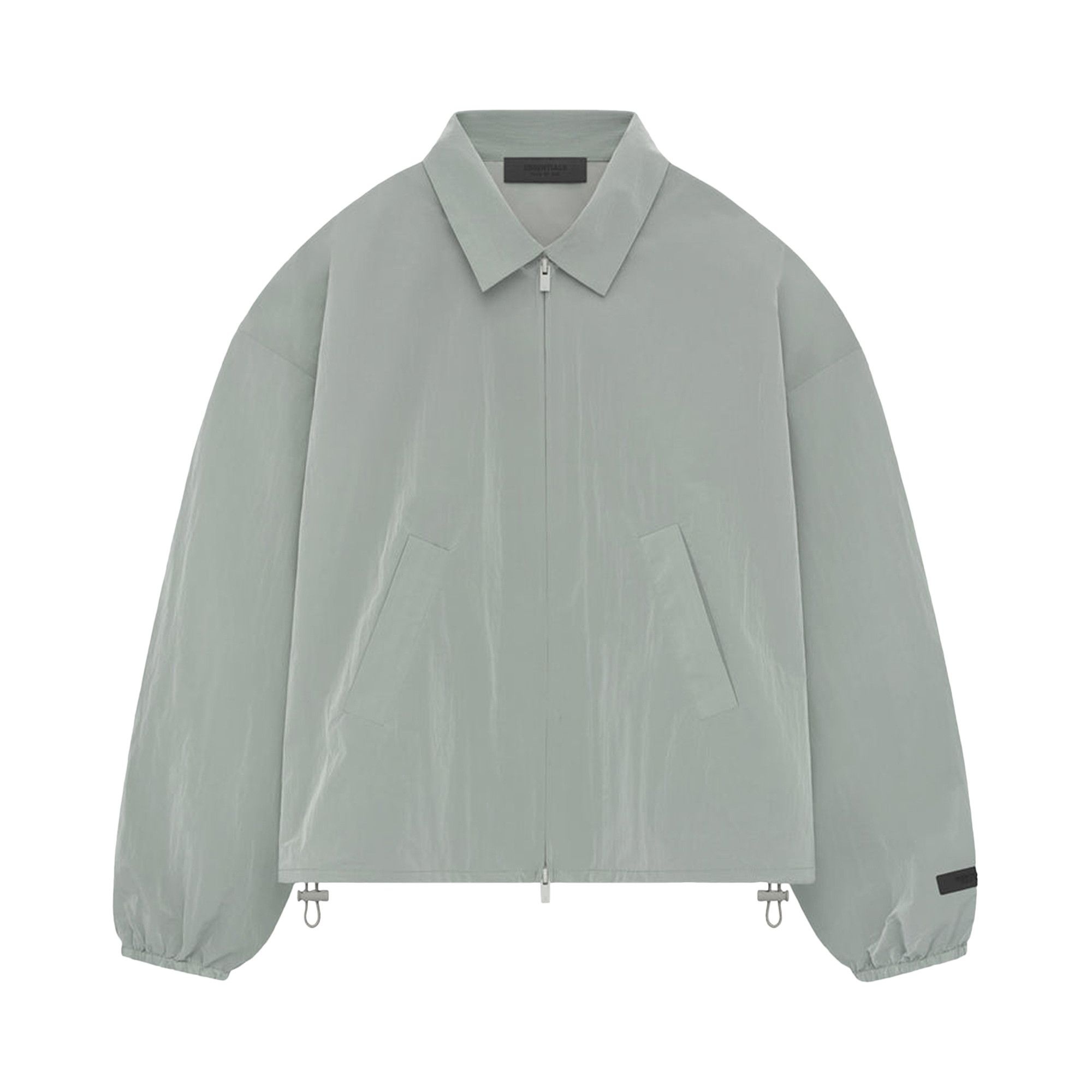 Fear of God Essentials Crinkle Nylon Shell Bomber 'Seal' - 1