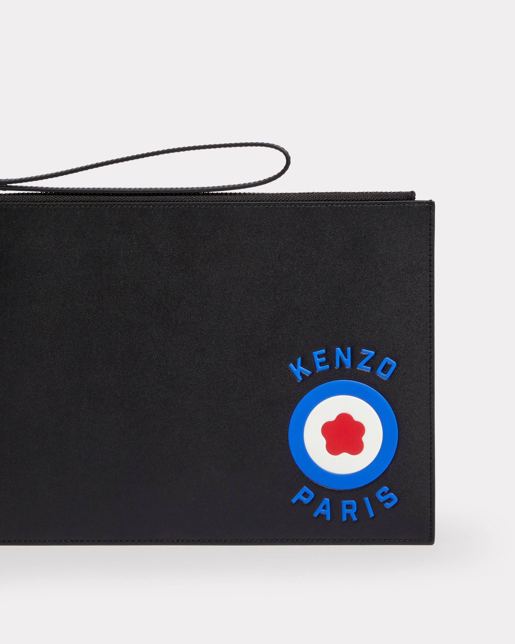 Large leather 'KENZO Target' purse - 3