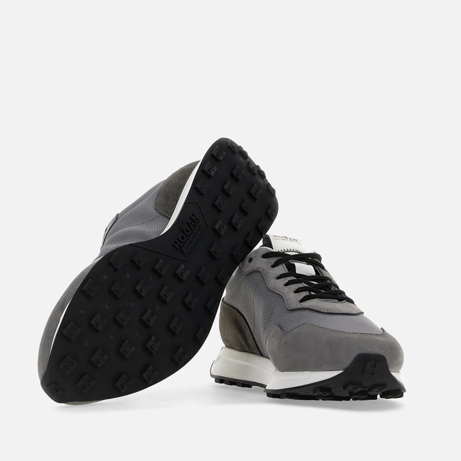 Sneakers Hogan H601 Grey Yellow White - 5