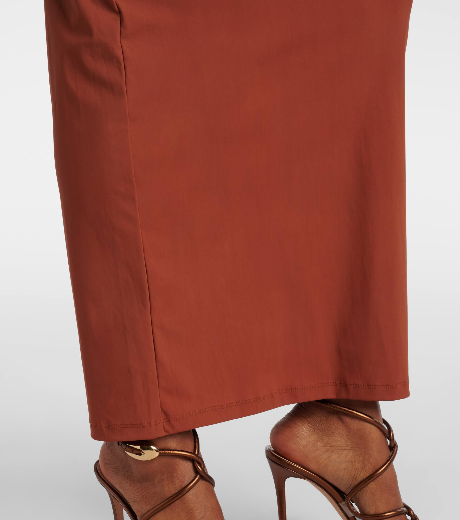 Pierced Orbit cutout jersey maxi dress - 6