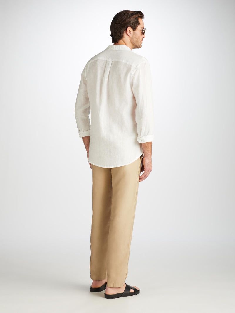 Men's Trousers Sydney Linen Sand - 4