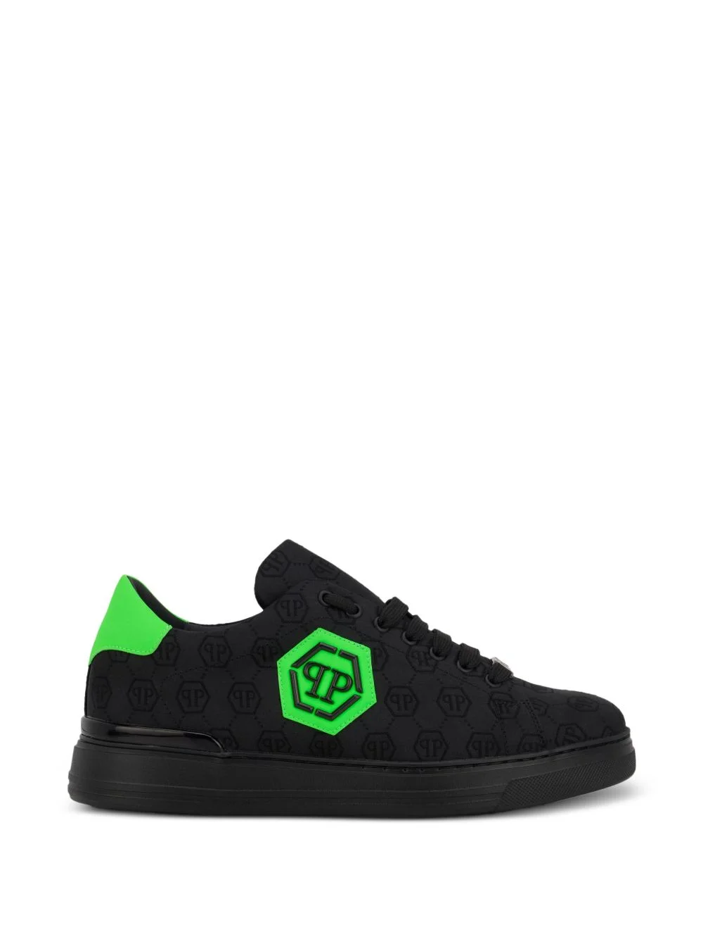 monogram-jacquard sneakers - 1