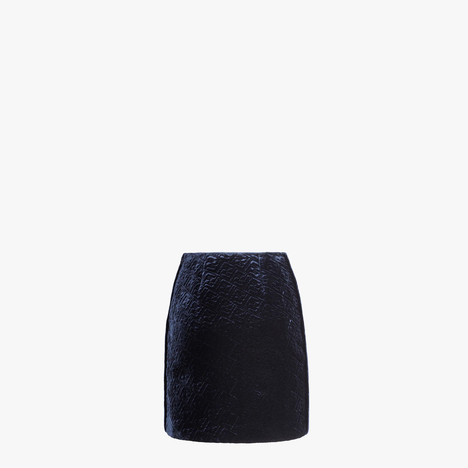 Blue velvet skirt - 2