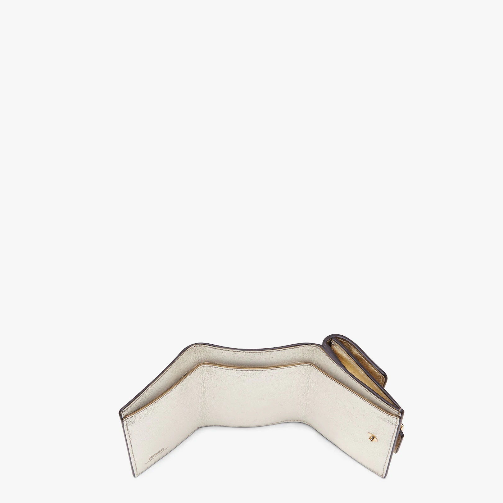 Gray leather wallet - 4