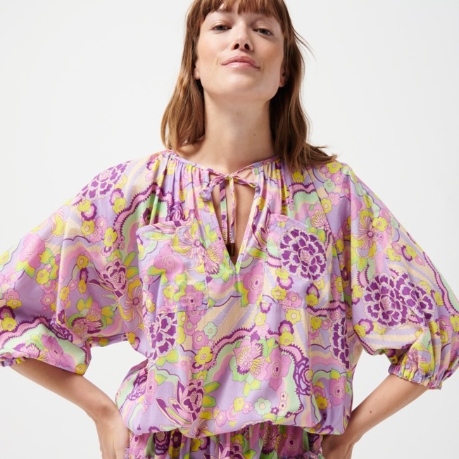 Women Dress Rainbow Flowers - 8