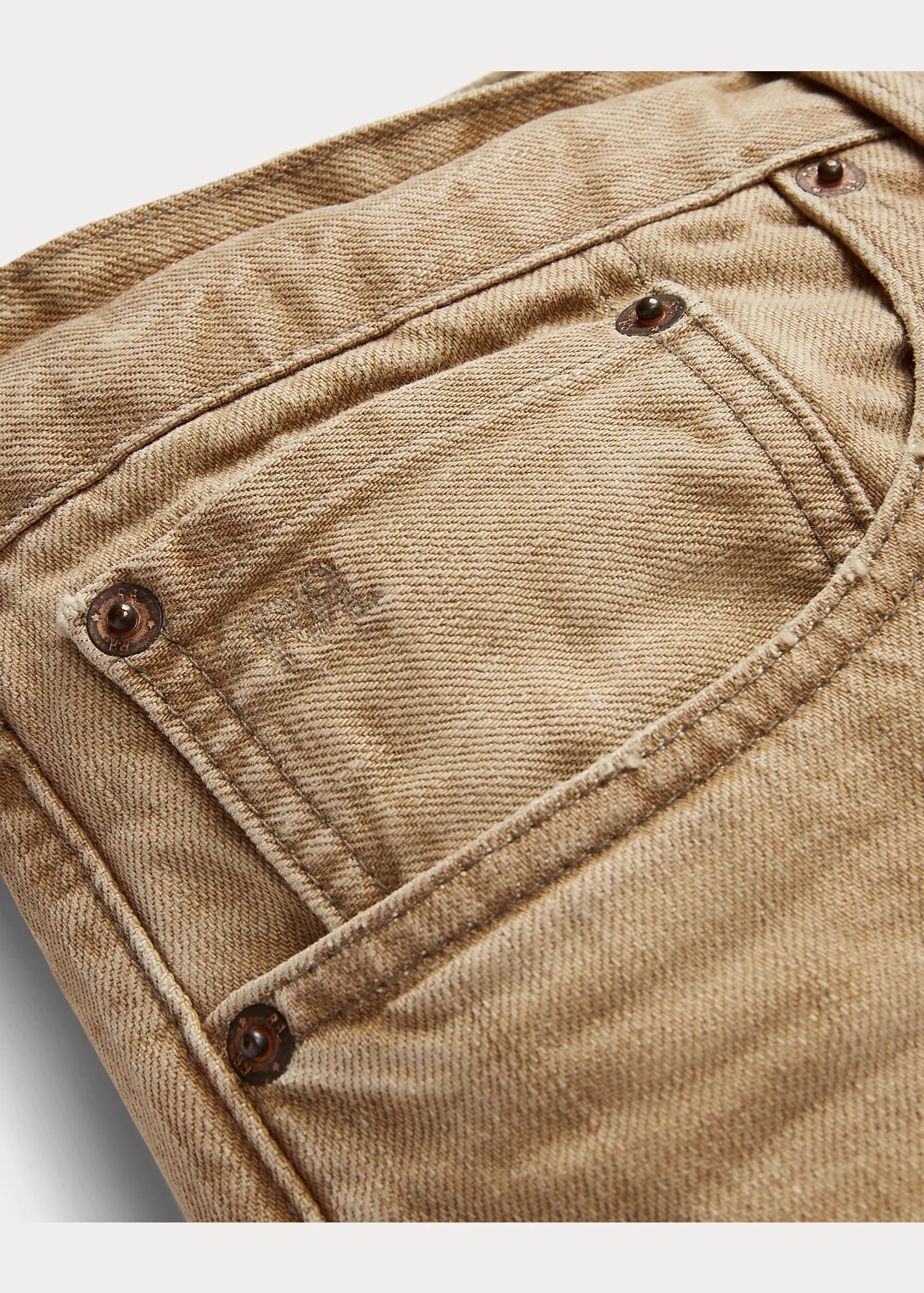 High Slim Tan Jean - 4
