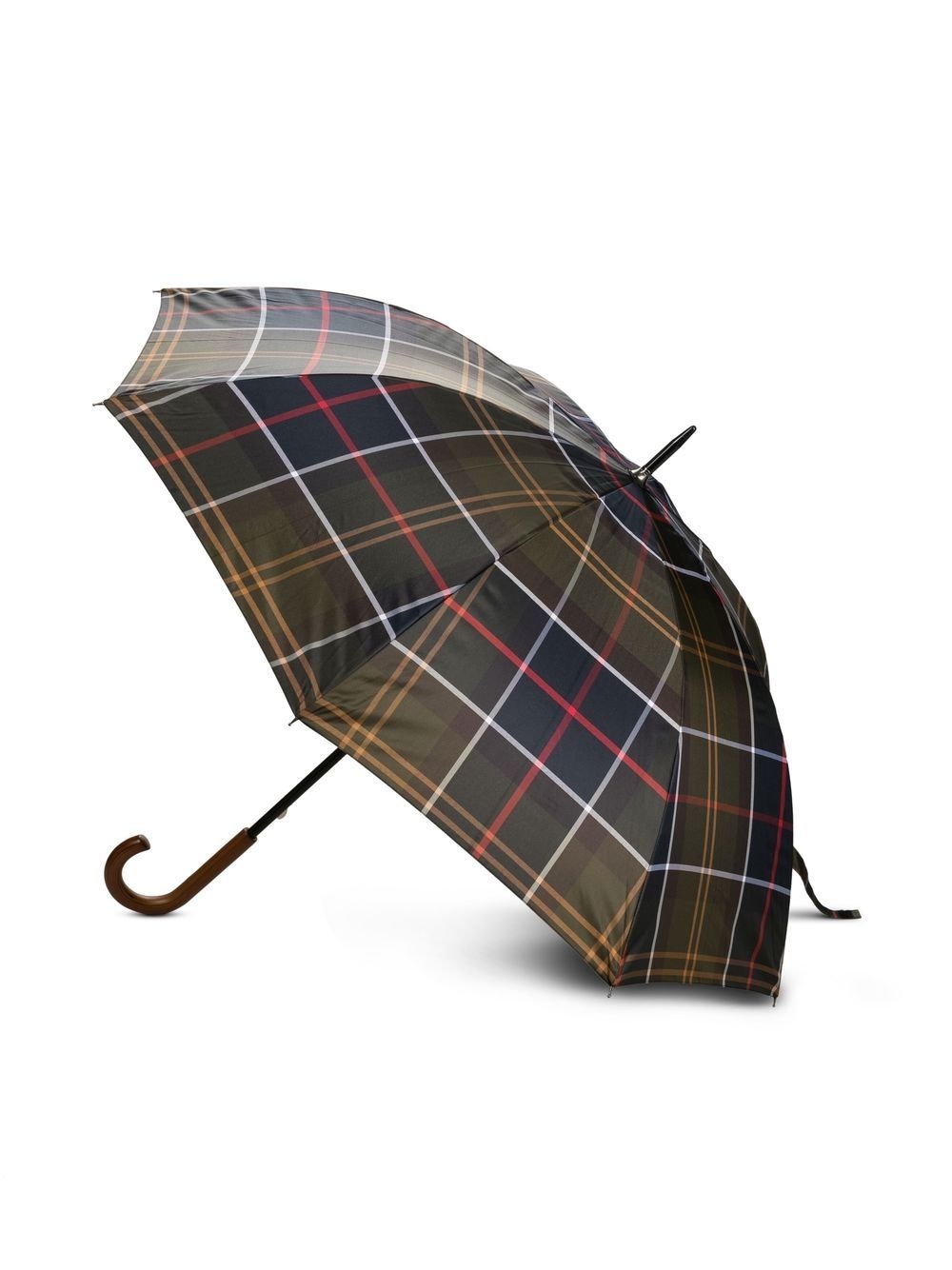 tartan-check umbrella - 2