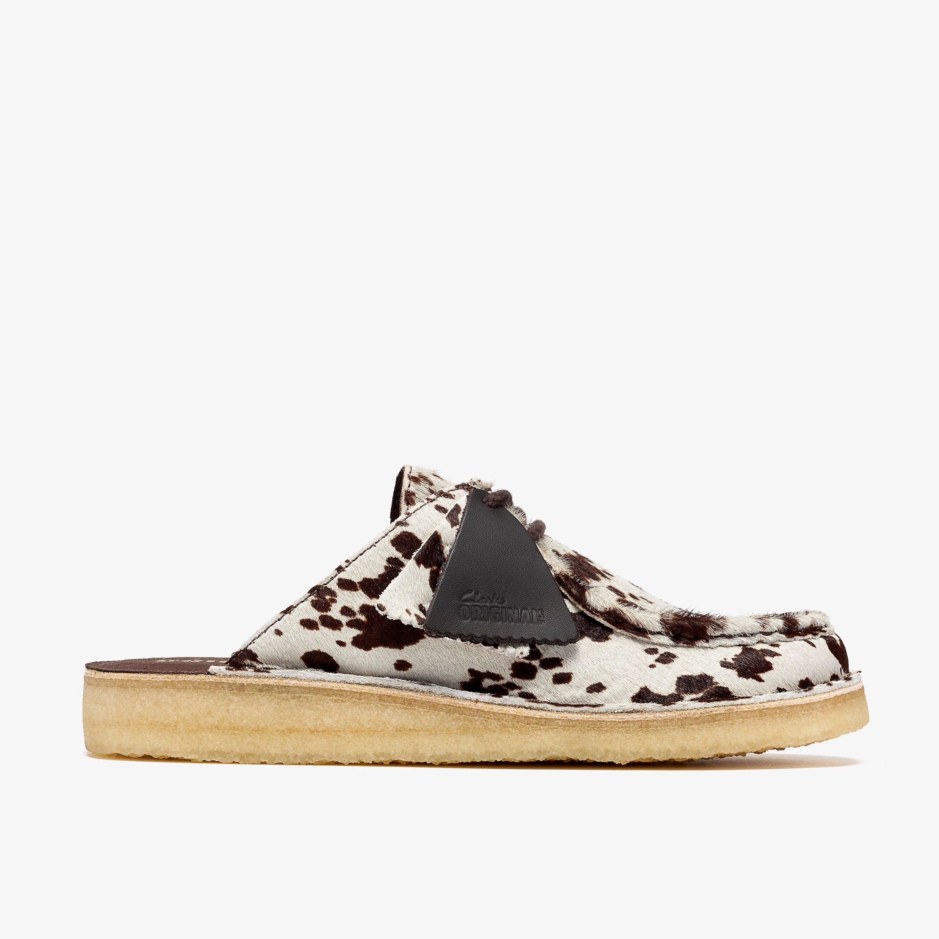 Desert Nomad Mule Brown Cow Print - 1
