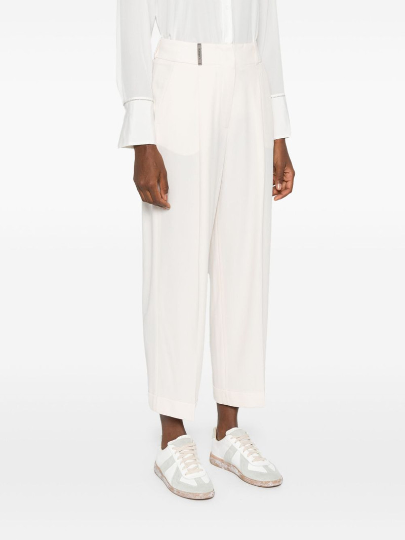 pleated straight-leg trousers 3