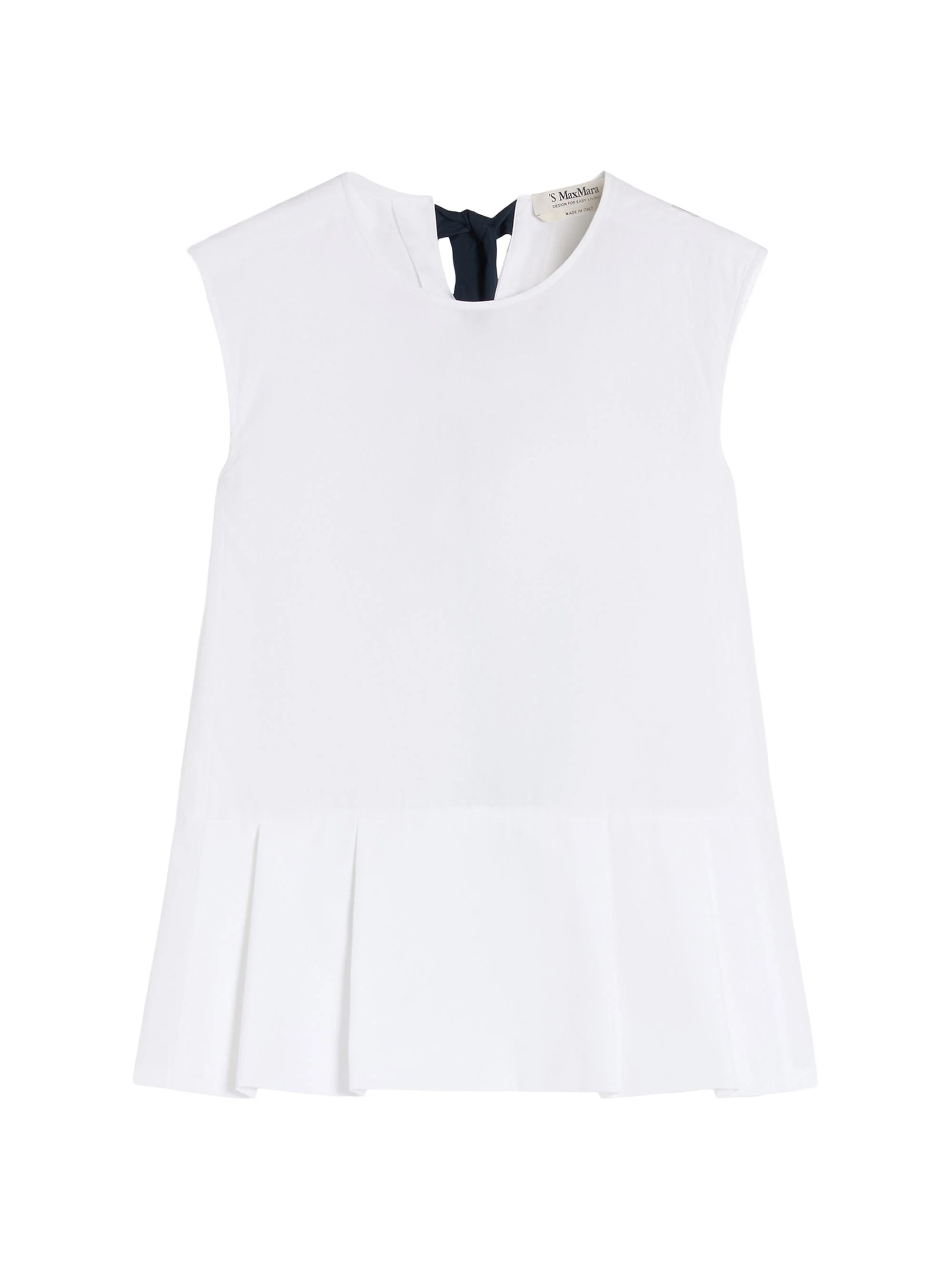 Women's Cotton Poplin Top - White - 1