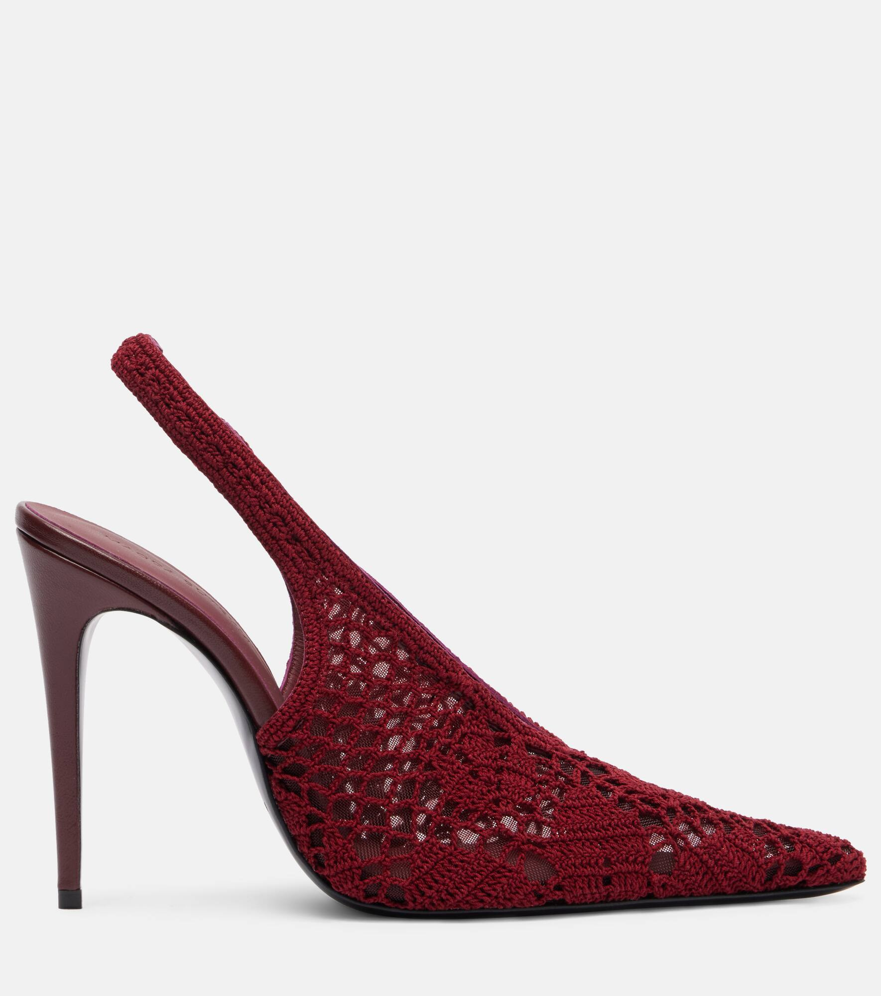 105 crochet slingback pumps - 4
