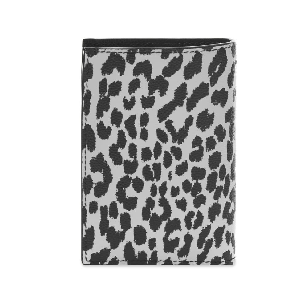 Saint Laurent Leopard Credit Card Wallet - 2