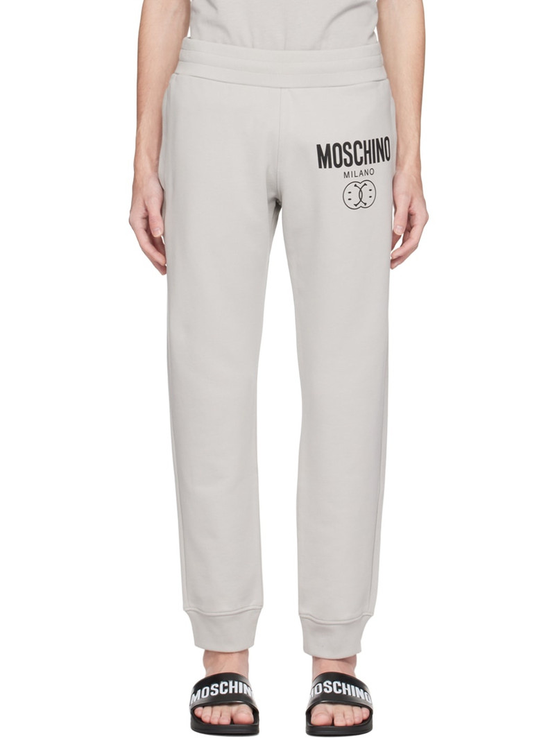 Gray Printed Lounge Pants 1