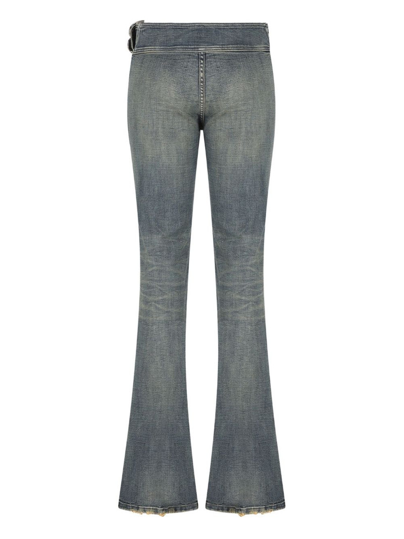 BALENCIAGA logo-buckle jeans outlook