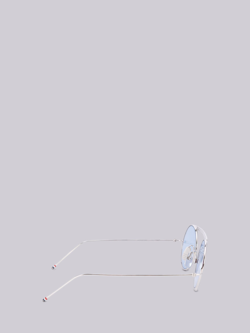 TB111 - Silver Round Sunglasses 3