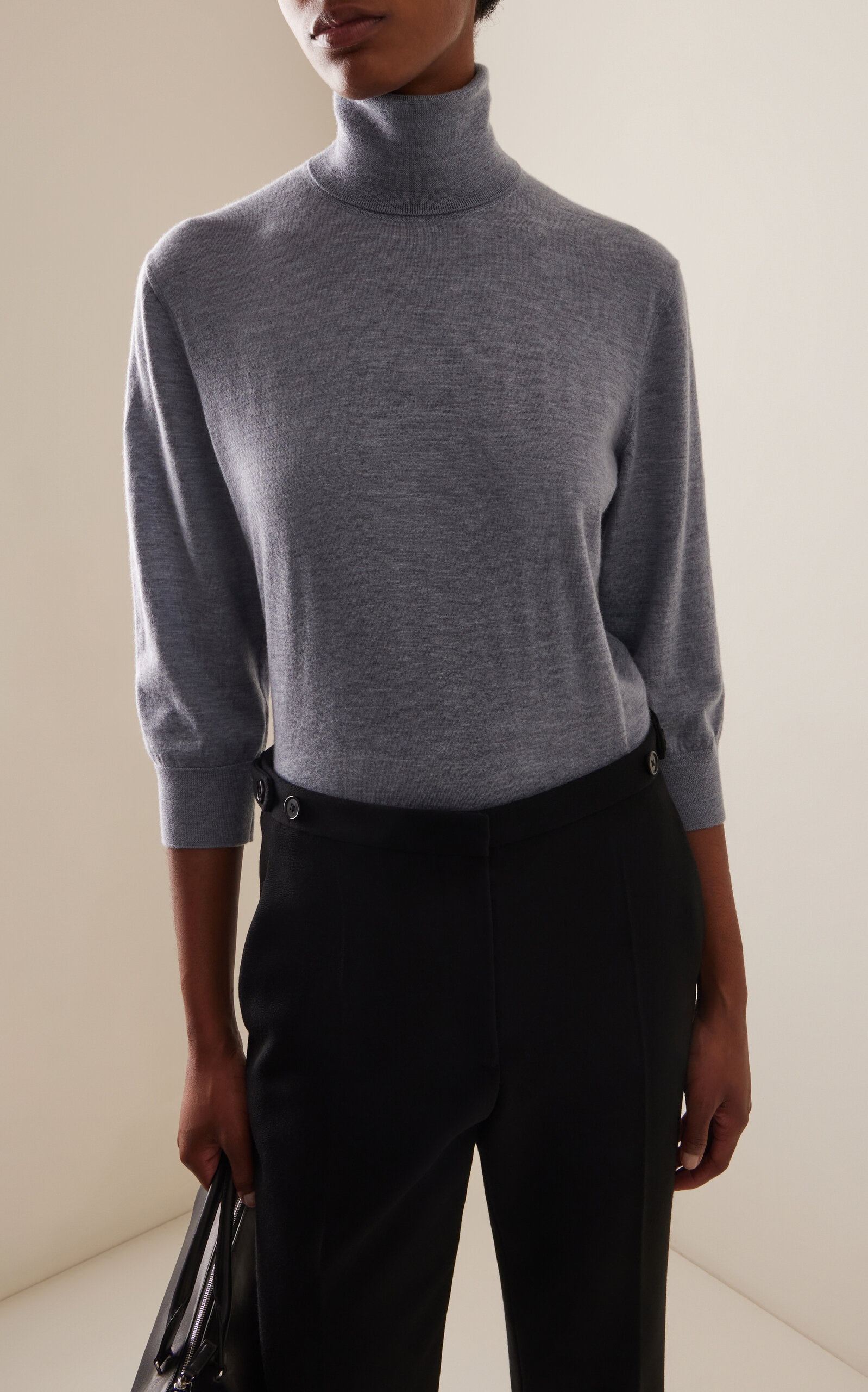 Hevos Cashmere Top grey - 2