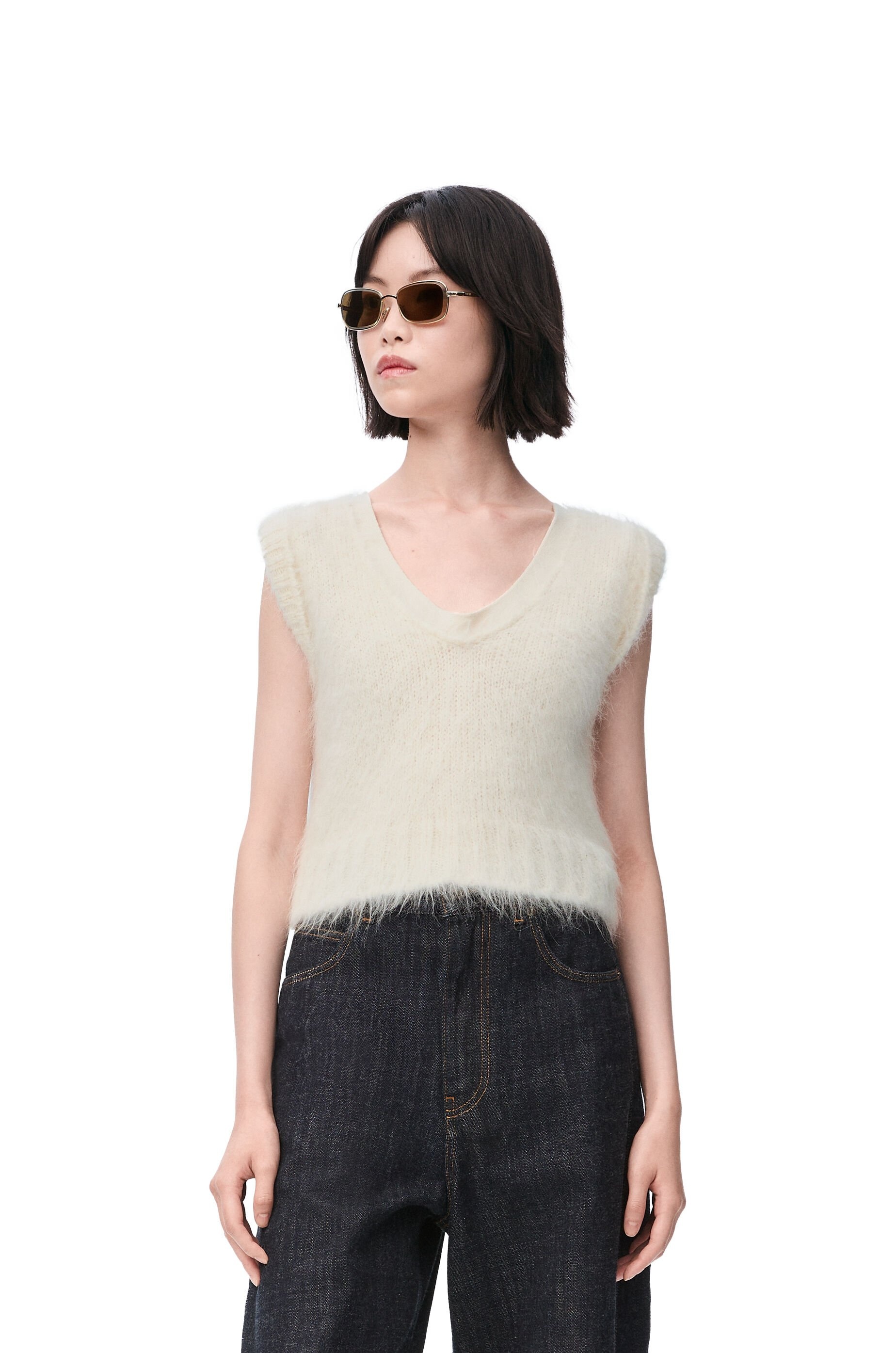 Vest in alpaca and wool blend - 3