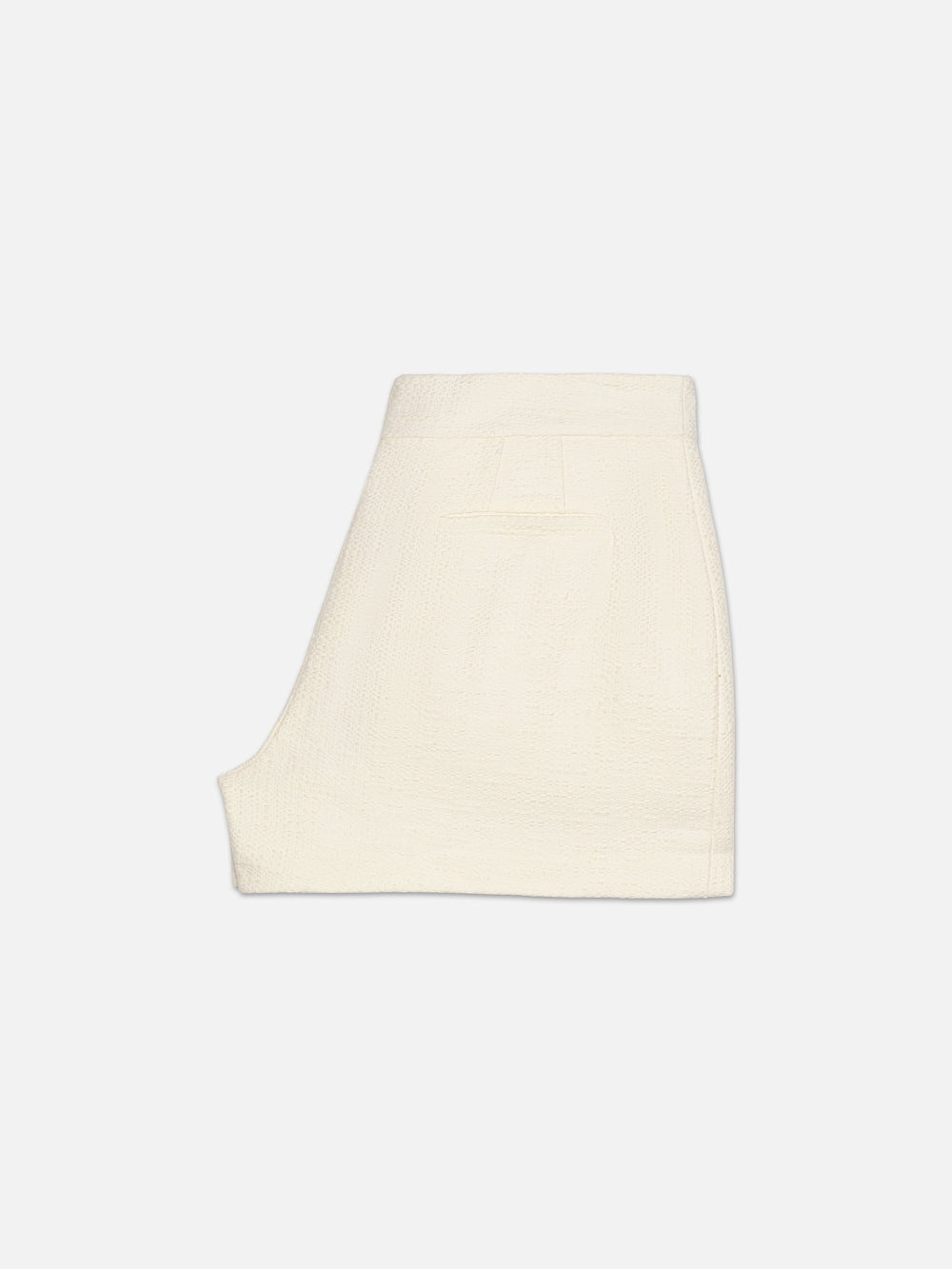 Patch Pocket Trouser Short in Cream - 4