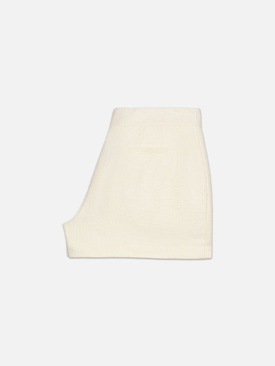 FRAME Patch Pocket Trouser Short in Cream outlook