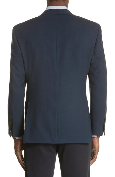 Canali Classic Fit Water Resistant Navy Wool Blazer outlook