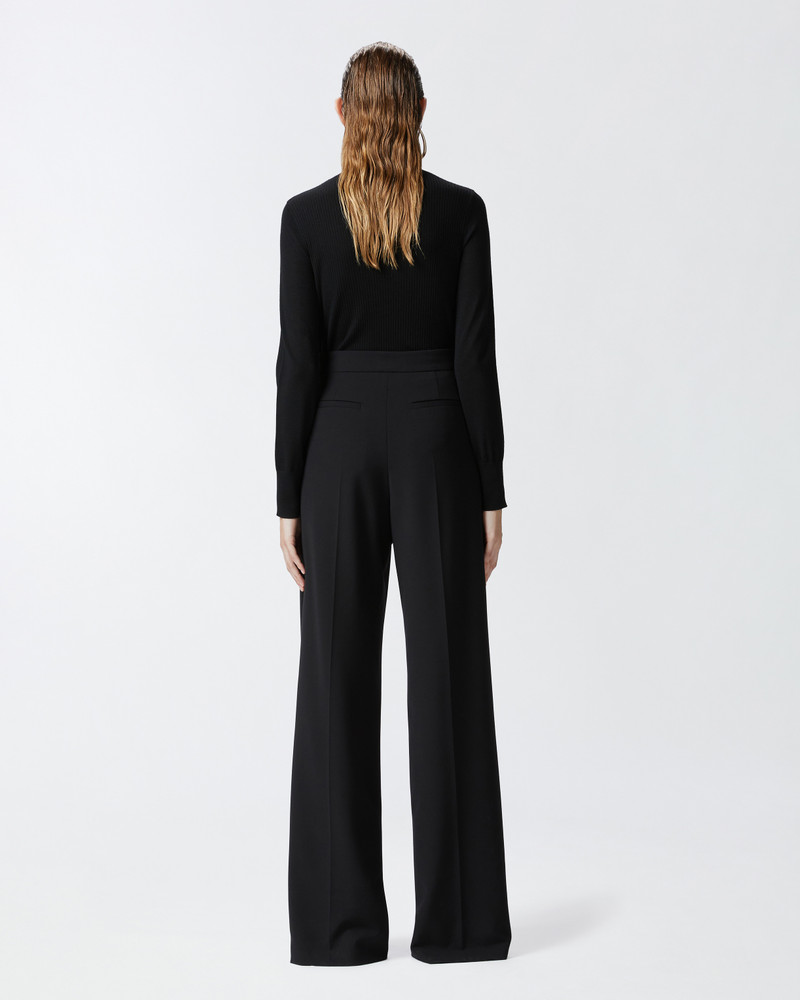 ELEGANT TROUSERS WITH SHINY SIDE BAND 4