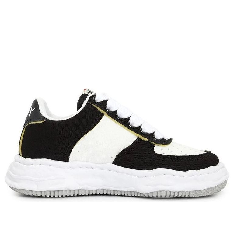 Maison MIHARA YASUHIRO Wayne OG Sole Canvas Low 'Black White' A14FW731-BLKWHT - 2