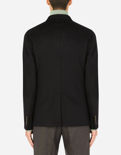 Dolce & Gabbana Deconstructed double-breasted cashmere jacket outlook