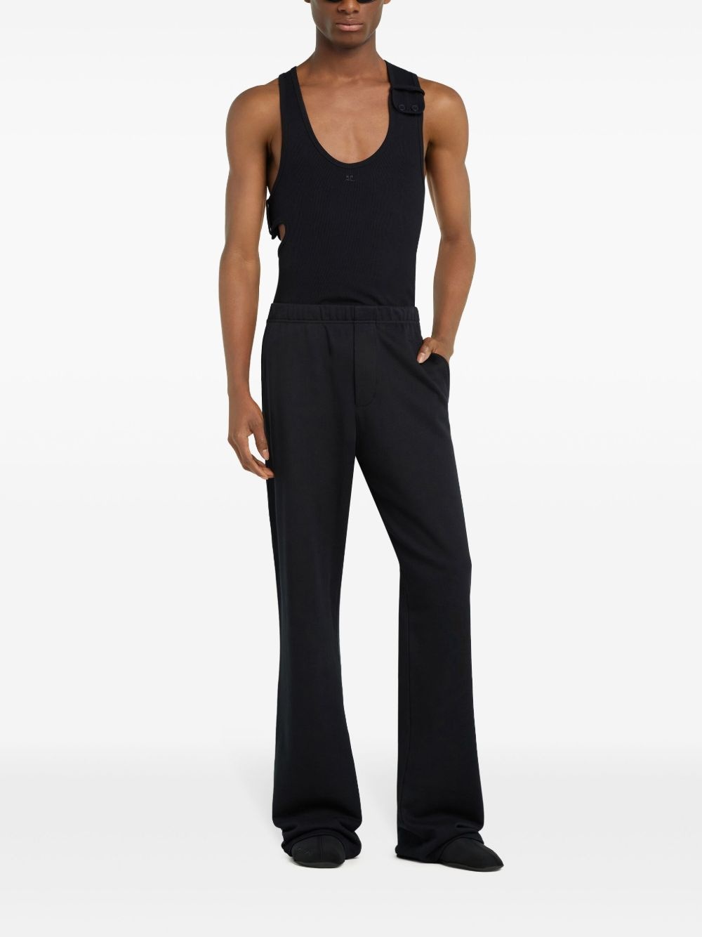 bootcut track pants - 2