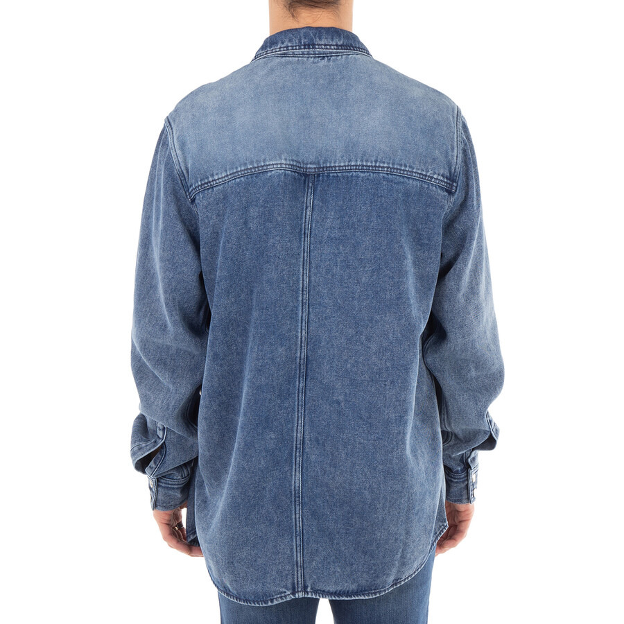 Isabel Marant Tailly Flowy Denim Shirt - 3