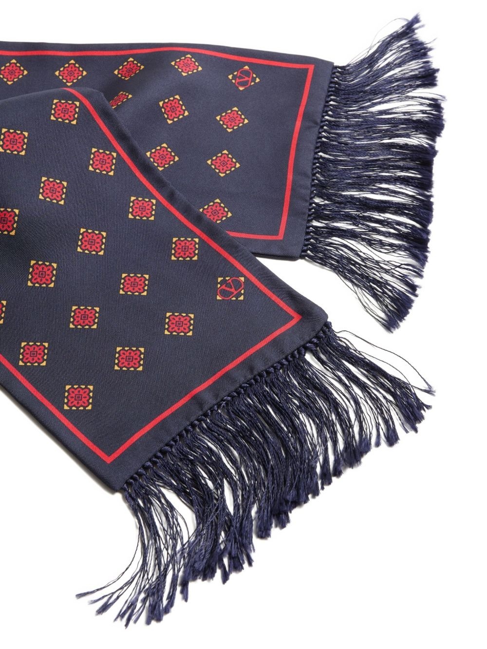 OPTICOOL SILK BANDEAU SCARF WITH FRINGE - 3