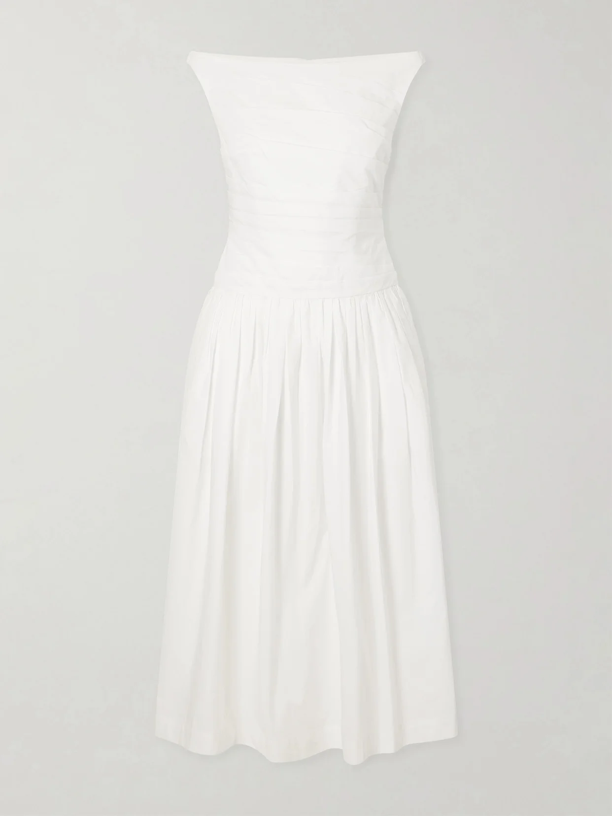 Zora Cotton-poplin Midi Dress - 1