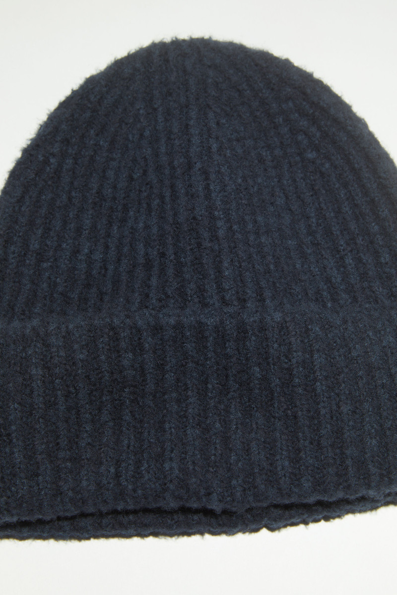 Wool blend beanie - Navy 4