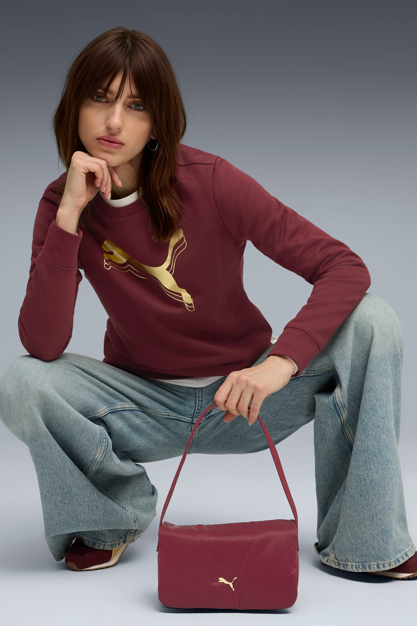 PUMA Essentials Metallic Women's Crew Neck Sweatshirt - 5