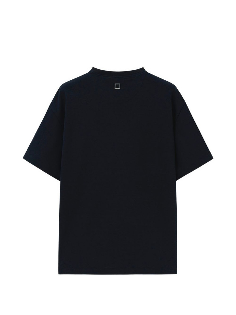 Wooyoungmi logo-detail oversized T-shirt outlook