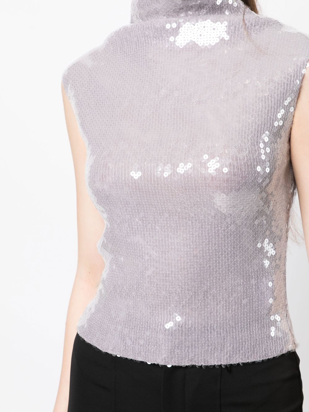 Luna sequin-embellished top - 5