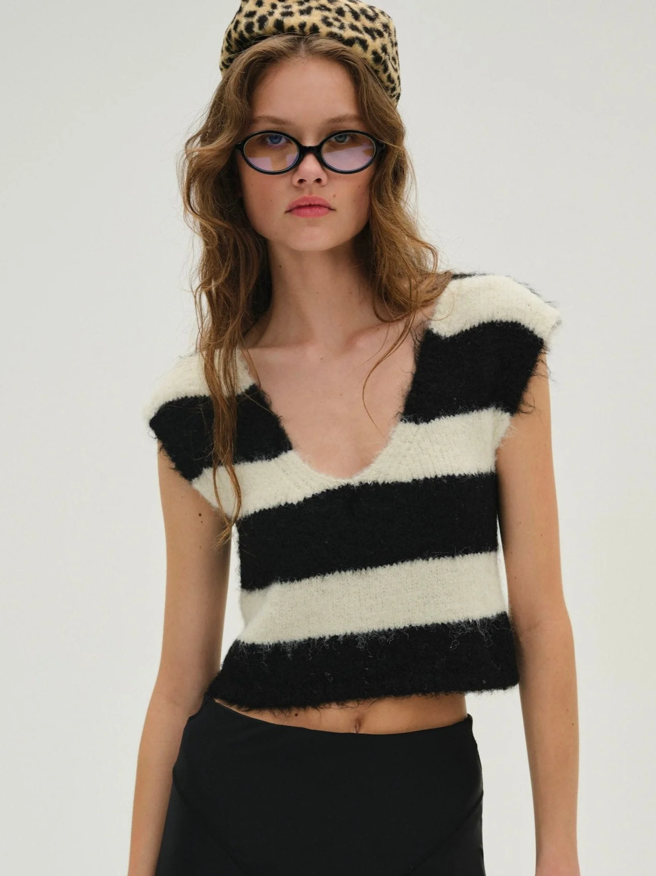 Meggy Crop Top and Scarf - 1