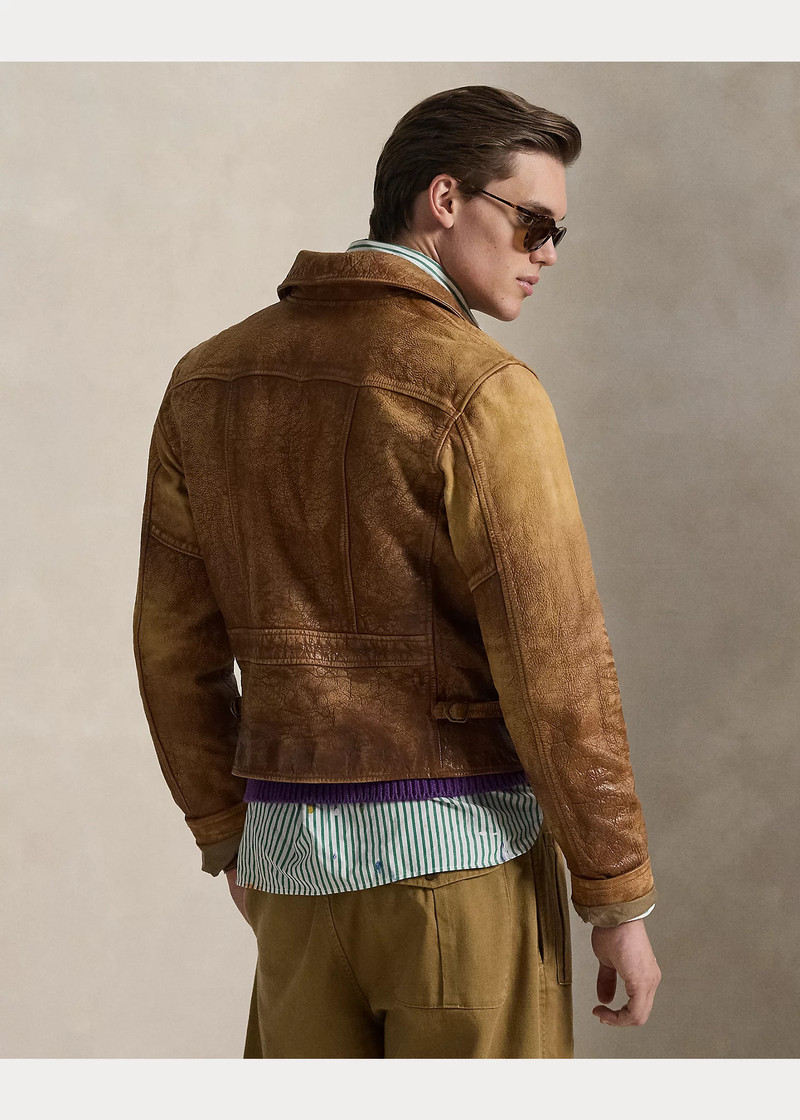 Leather Newsboy Jacket 3