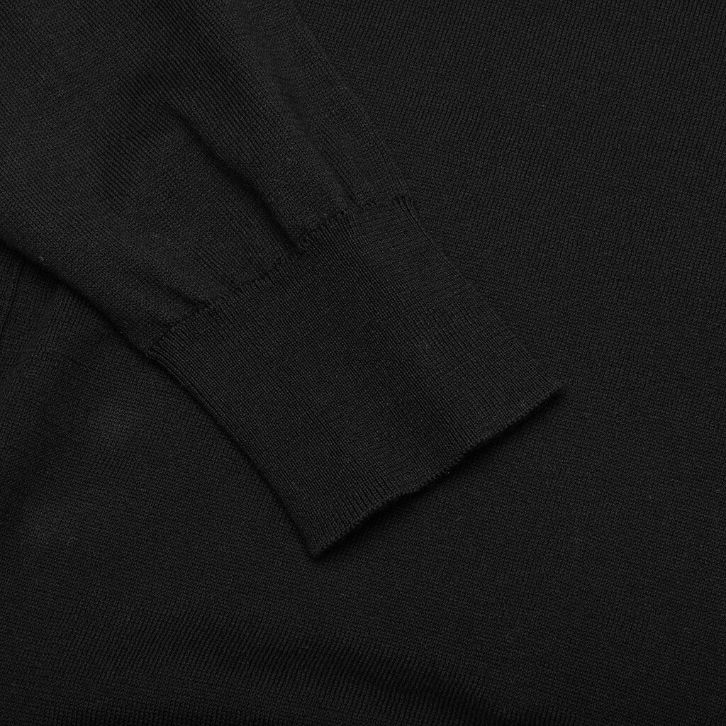COTTON SWEATER - BLACK - 4