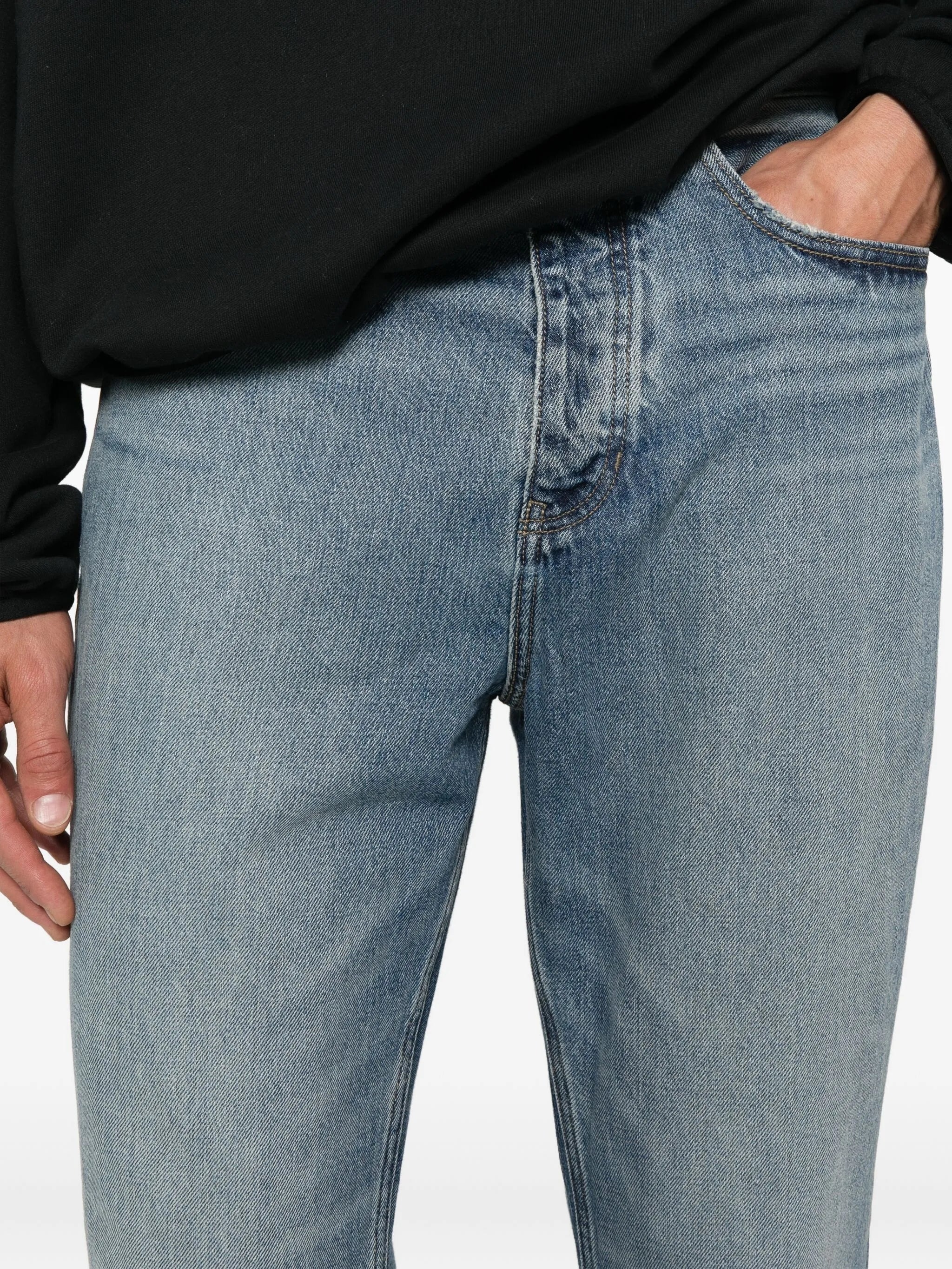 Fear Of God Essentials Logo-patch Jeans - 4