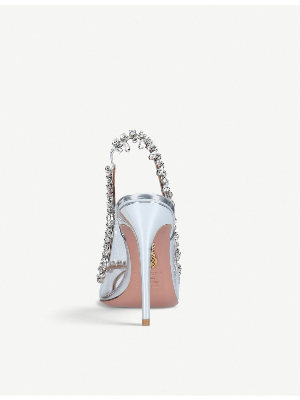 Temptation crystal embellished leather and PVC sandals - 2